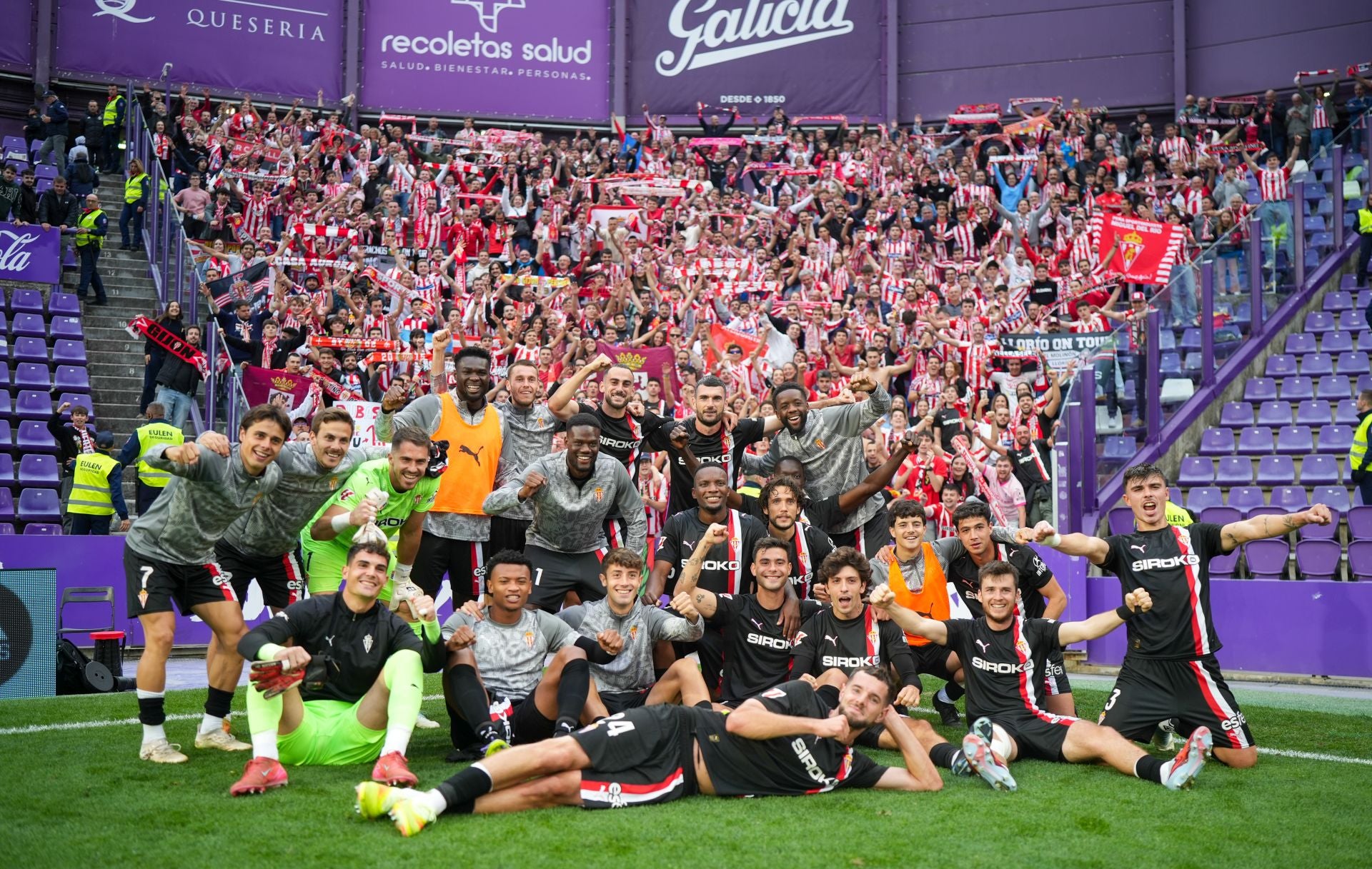 Las mejores jugadas del Real Valladolid-Sporting de Gijón, en imágenes