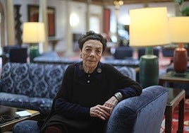 Graciela Iturbide, en el Hotel de la Reconquista.