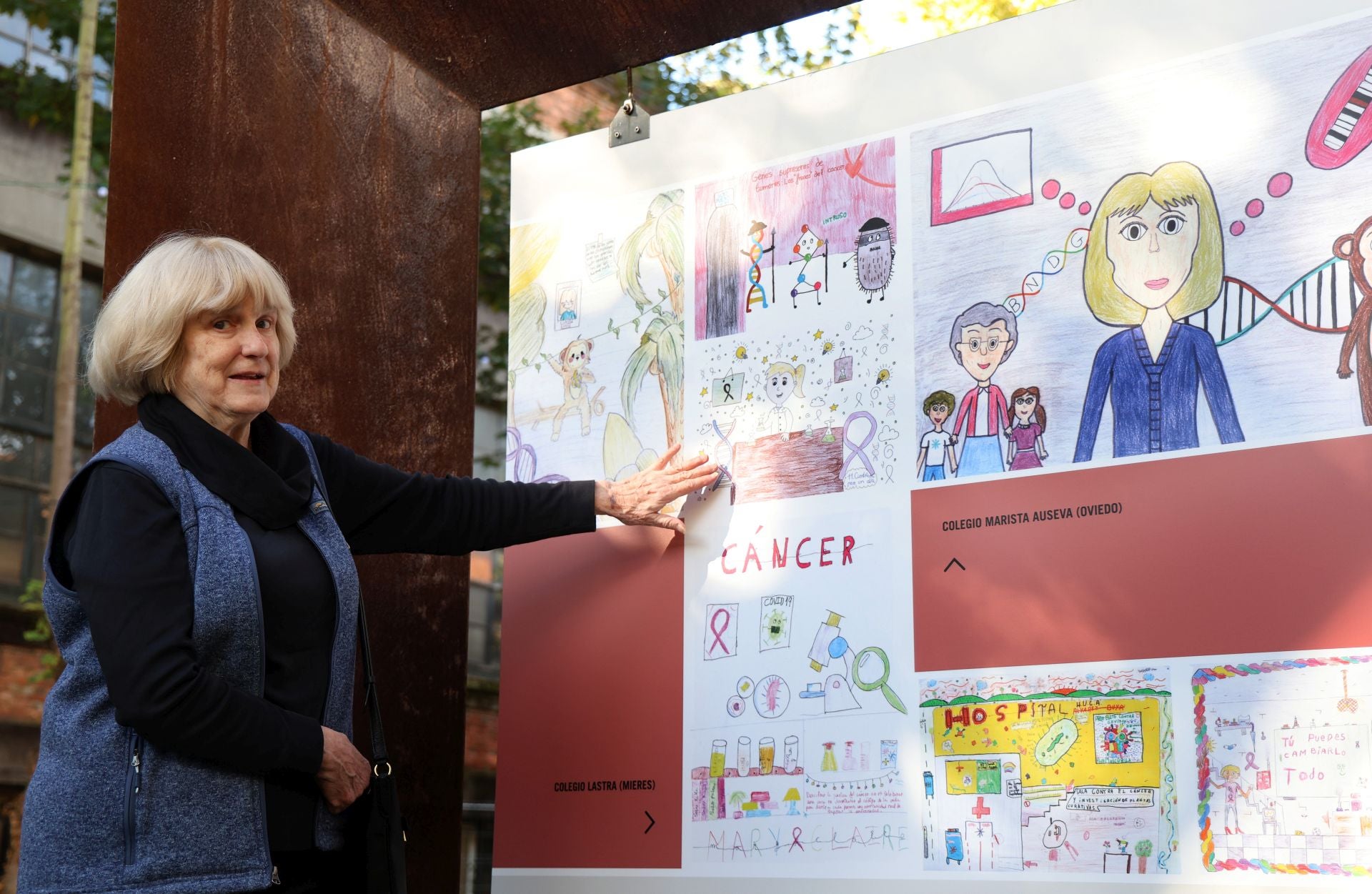 «¡Cuánto piensan estos niños!»: así fue el encuentro de Mary-Claire King con escolares asturianos