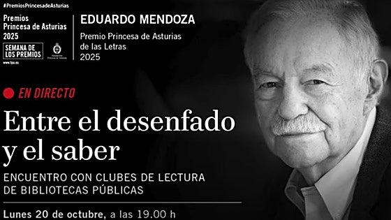 Así fue el magistral encuentro de Eduardo Mendoza con los clubes de lectura de Asturias
