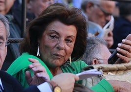 Pilar González del Valle, marquesa de la Vega de Anzo, fallecida a los 78 años en Madrid.