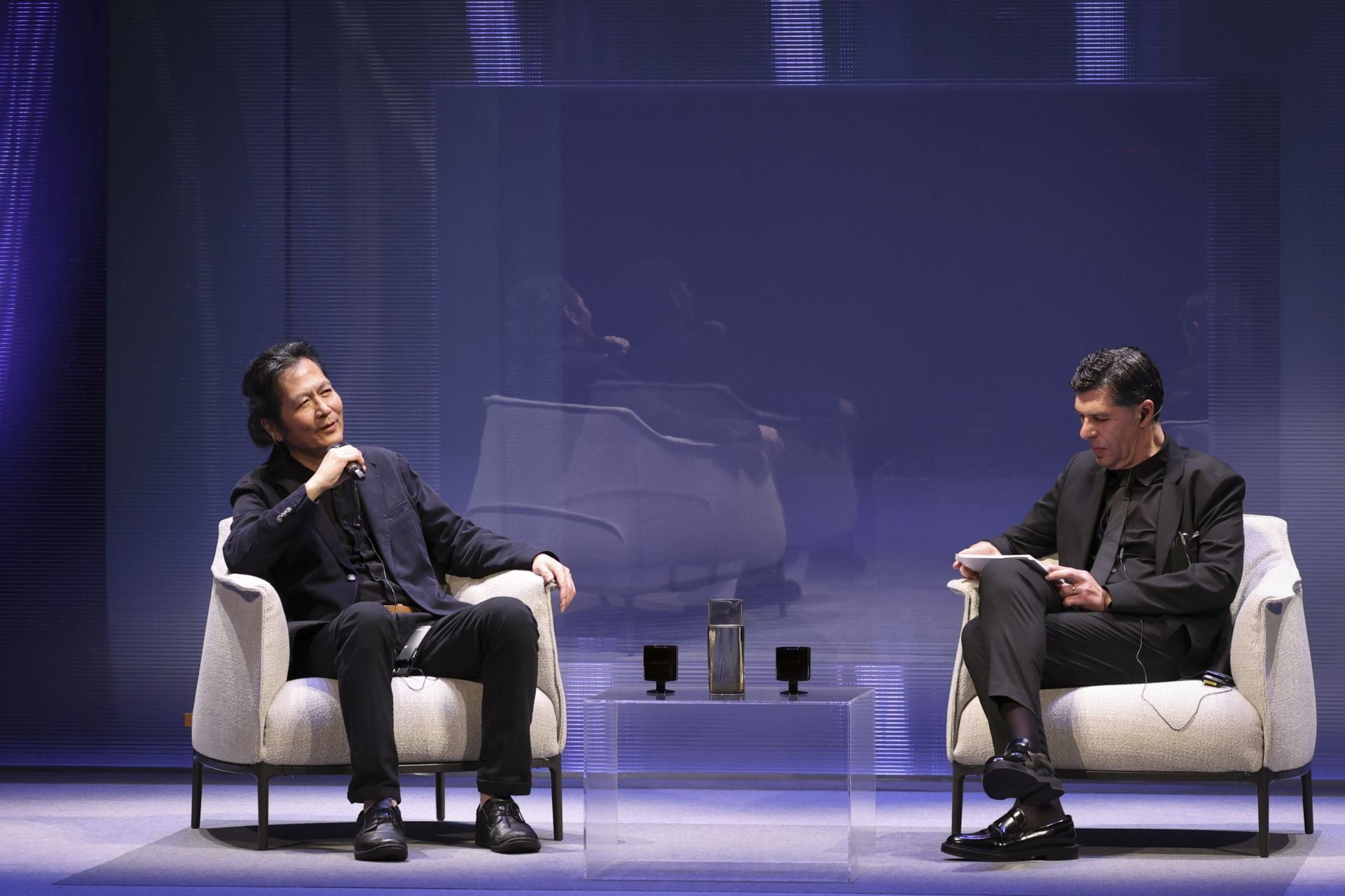 Encuentro de Byung-Chul Han con el público en el teatro Jovellanos