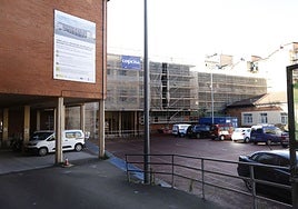 Obras de reforma del colegio Los Campos, que están al 40% de ejecución y deberían finalizar en junio de 2026.