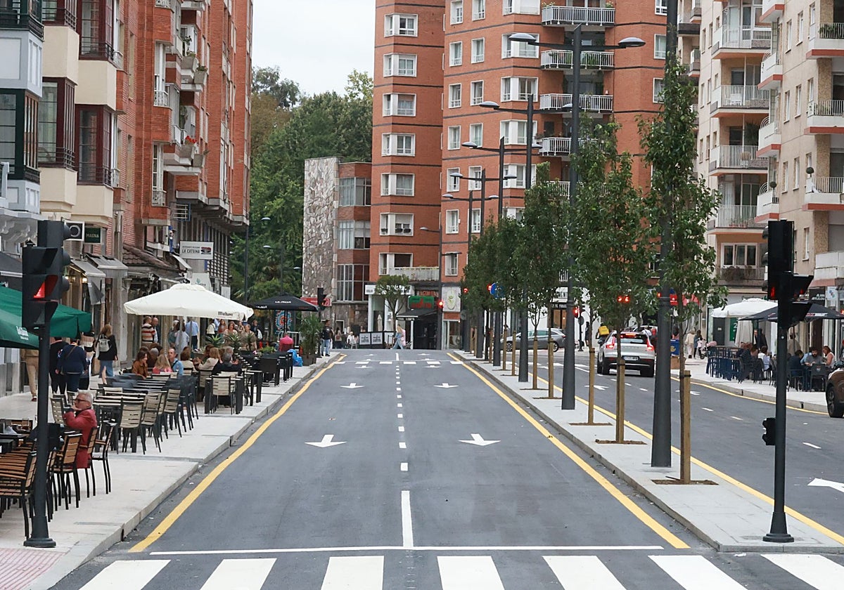 Aspecto actual de la avenida de Galicia.
