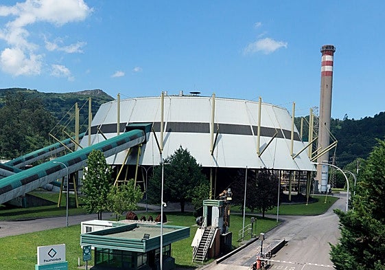Central térmica de La Pereda, en Mieres.