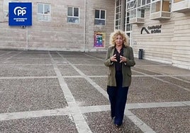 La edil Cristina Viso en el vídeo publicado por el PP de Avilés para denunciar el Campus Feminista.