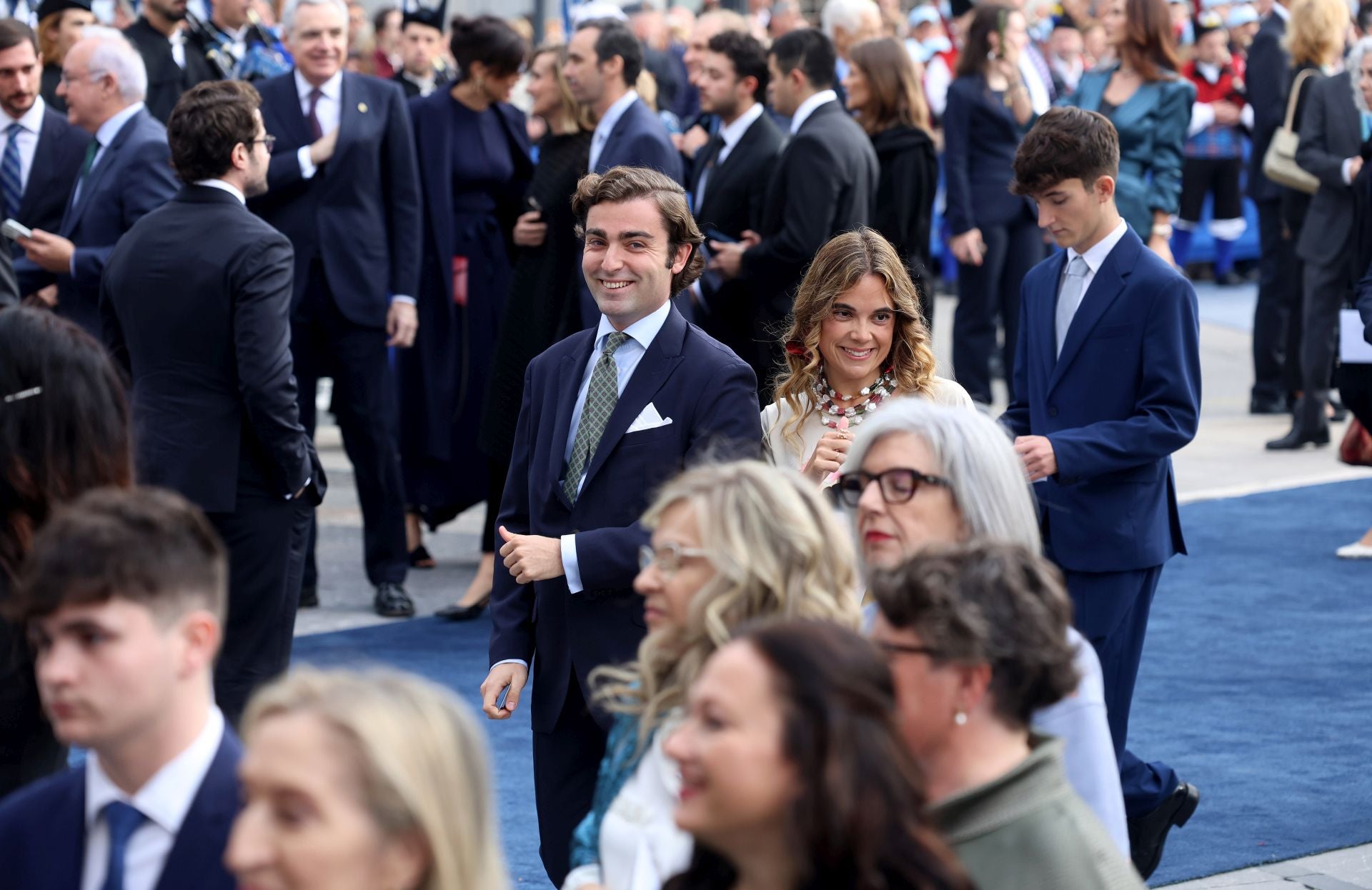 Todos los invitados en la alfombra azul de los Premios Princesa de Asturias