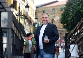 El presidente del Bulevar de la Sidra, Pedro Caramés.