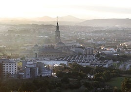 Zona por la que pasará el metrotrén hasta Cabueñes.