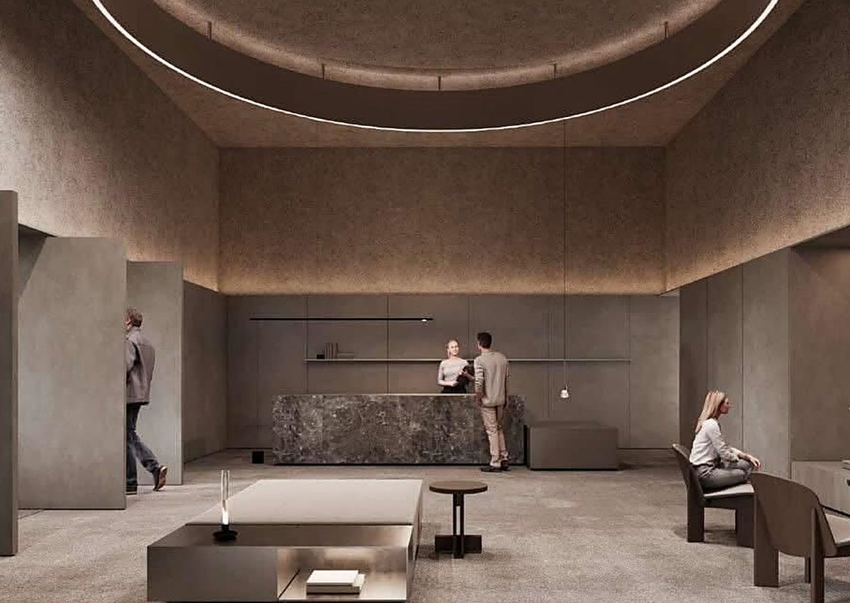 Imagen secundaria 1 - Diseños del estudio del interiorista catalán Francesc Rifé para el futuro hotel boutique del Monte Piedad, situado en la Ruta de los Vinos.