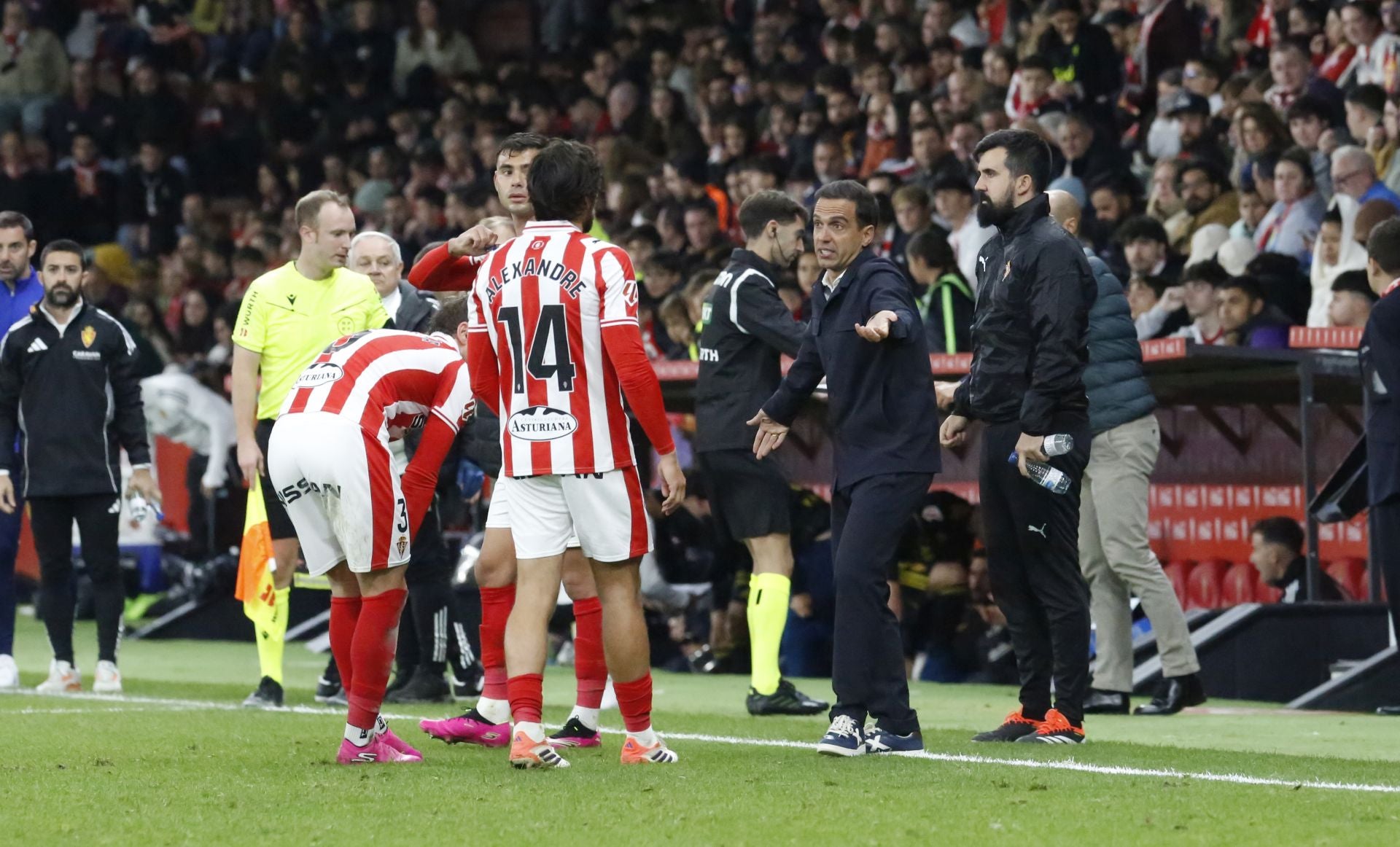 Las mejores jugadas del Sporting - Zaragoza en imágenes
