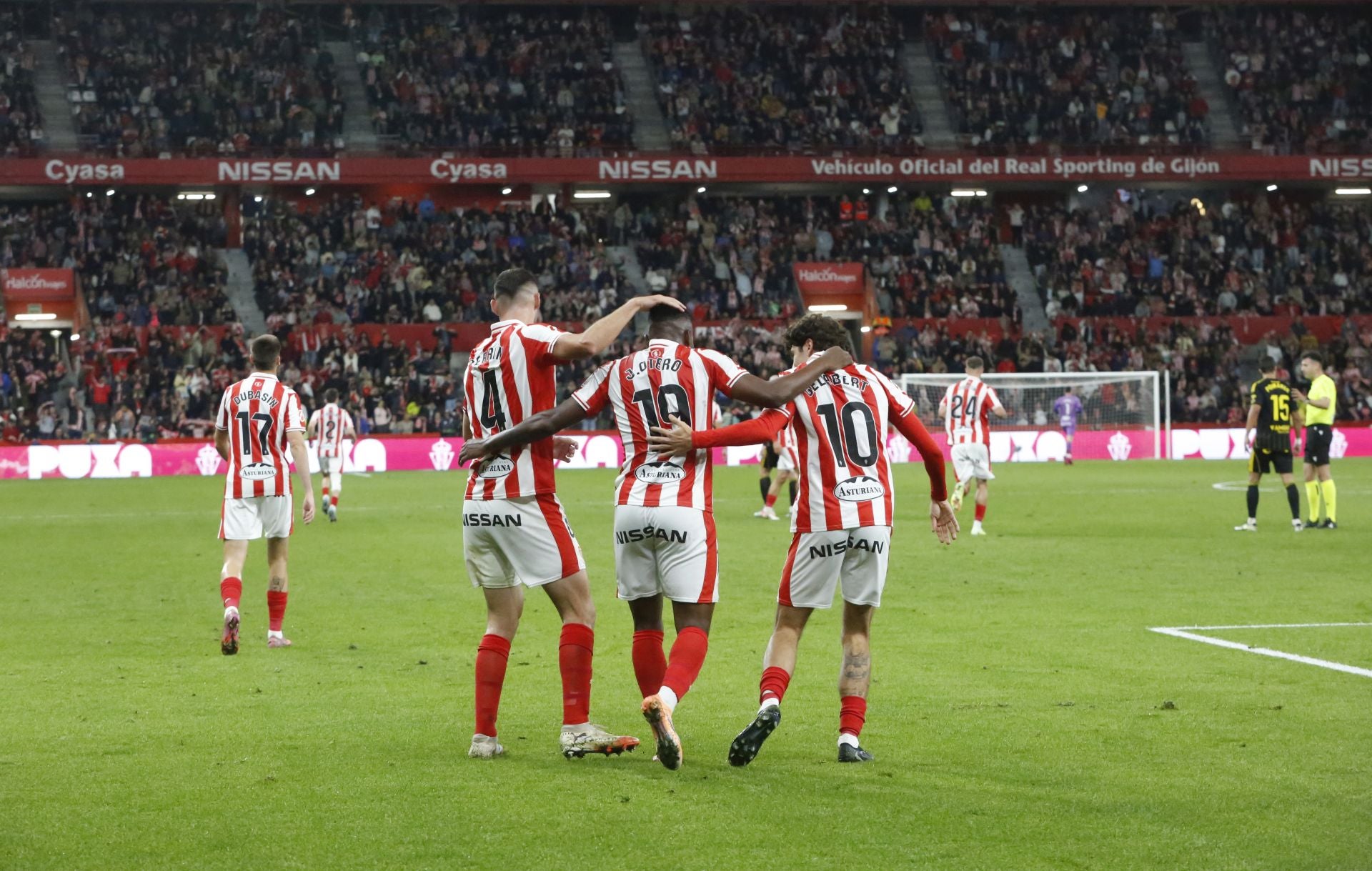 Las mejores jugadas del Sporting - Zaragoza en imágenes