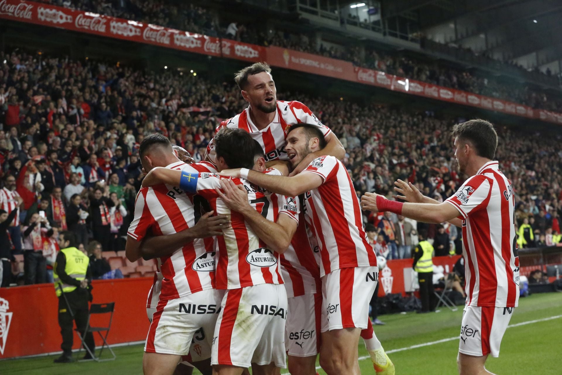 Las mejores jugadas del Sporting - Zaragoza en imágenes