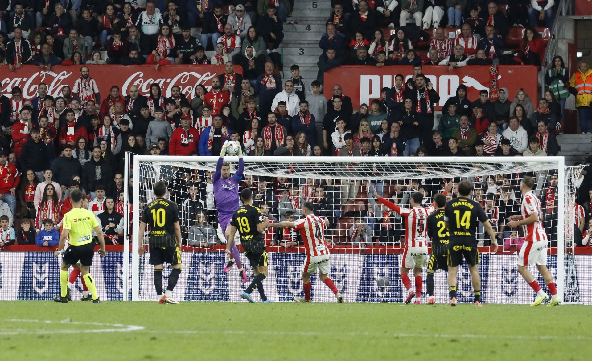 Las mejores jugadas del Sporting - Zaragoza en imágenes