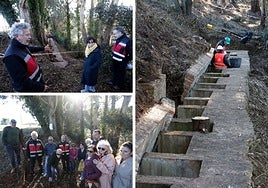 Esta mañana han empezado los trabajos de exhumación en la fosa.