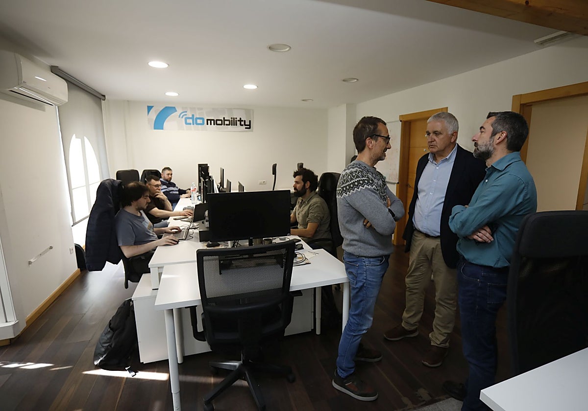 Xuan de Isla, José Luis Vega y Manuel Campa.