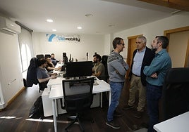 Xuan de Isla, José Luis Vega y Manuel Campa.