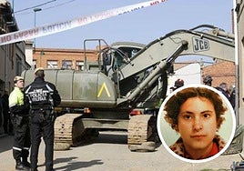 En la imagen, la Policía Nacional de Gijón y la Unidad Militar de Emergencias (UME) durante la inspección en la casa de Matadeón de los Oteros (León) en la que residió Maritrini con su hija y su pareja, 'el Portugués'.