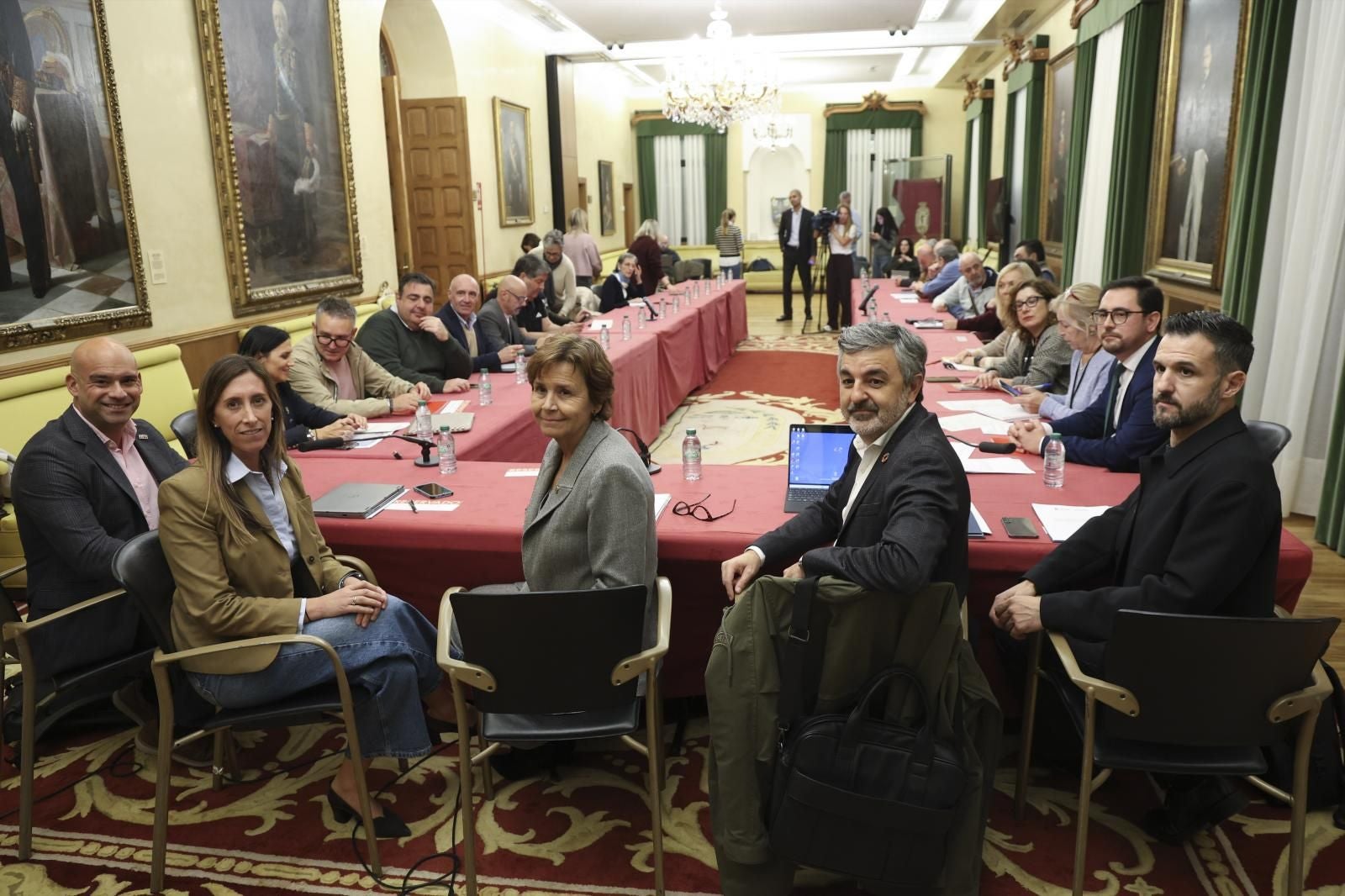Un momento durante la reunión del Consejo Social.