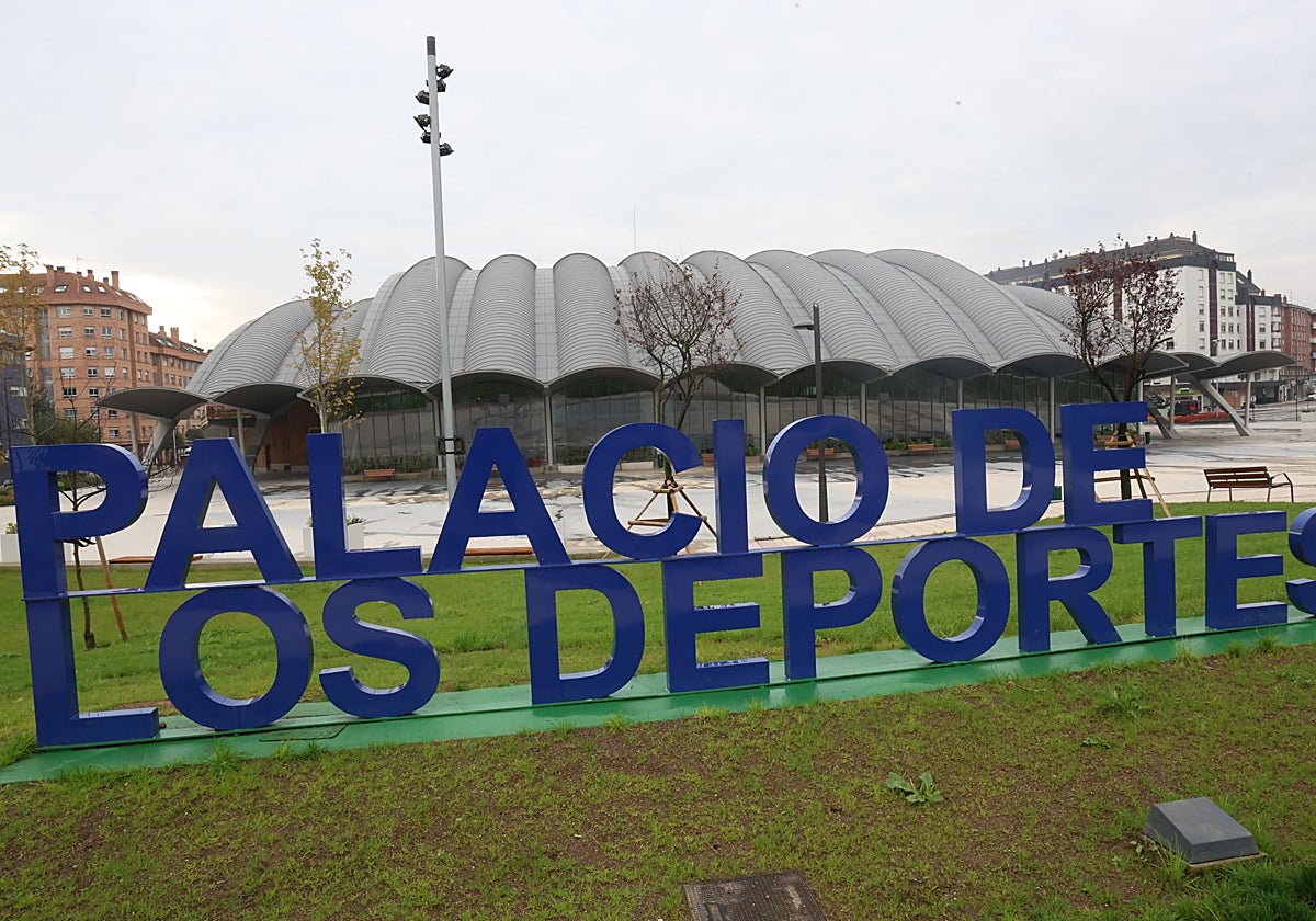 El Palacio de los Deportes de Oviedo, recientemente reestrenado tras la mayor obra municipal en décadas.