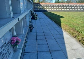 El cementerio de Nuña, recién acondicionado.