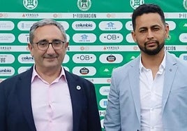 Argimiro Marnotes, presidente, y Joan Lima, director deportivo del Arenteiro.
