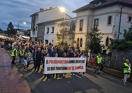 Manifestantes en la protesta del viernes pasado.