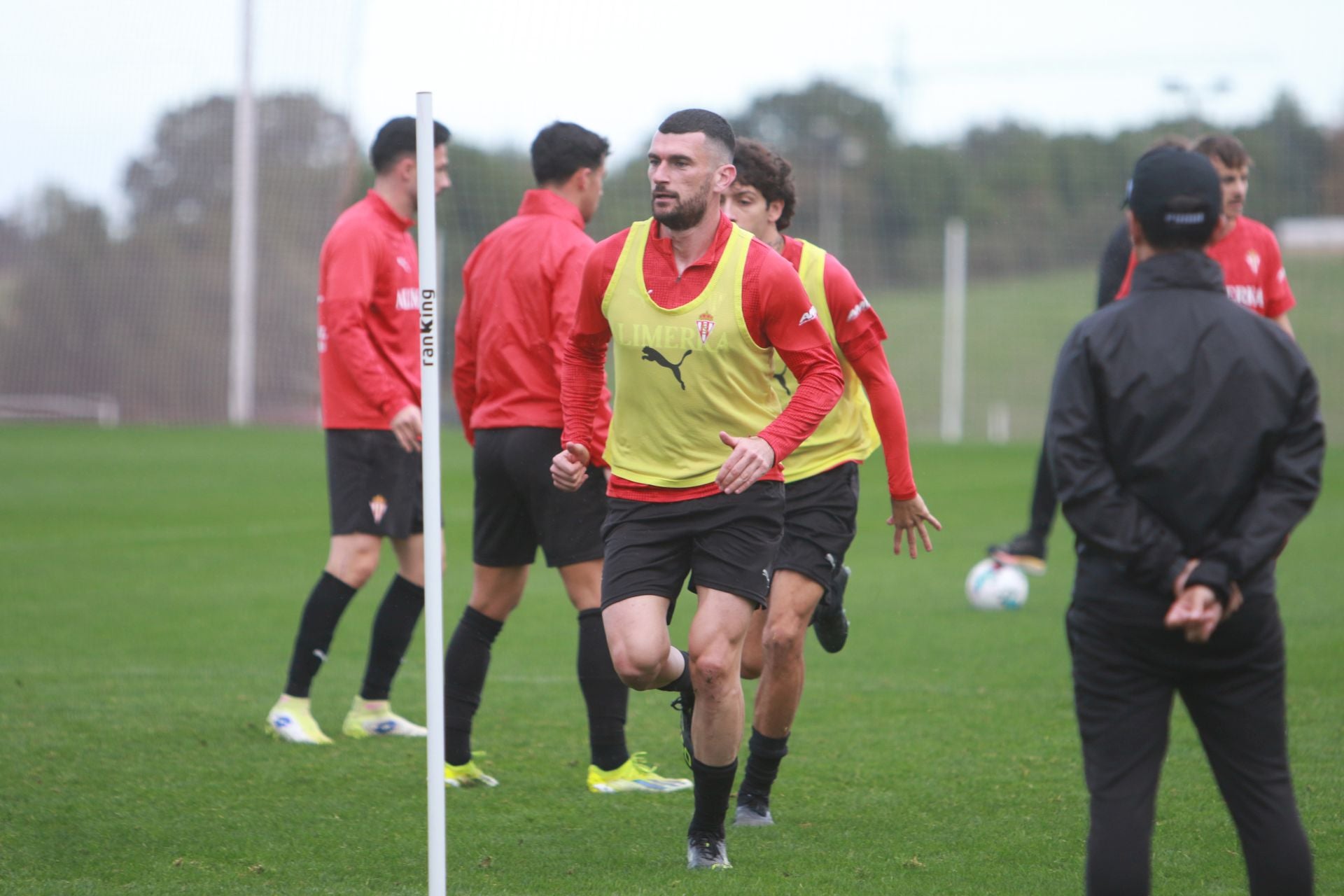 Así ha sido el último entrenamiento del Sporting antes del partido contra Las Palmas