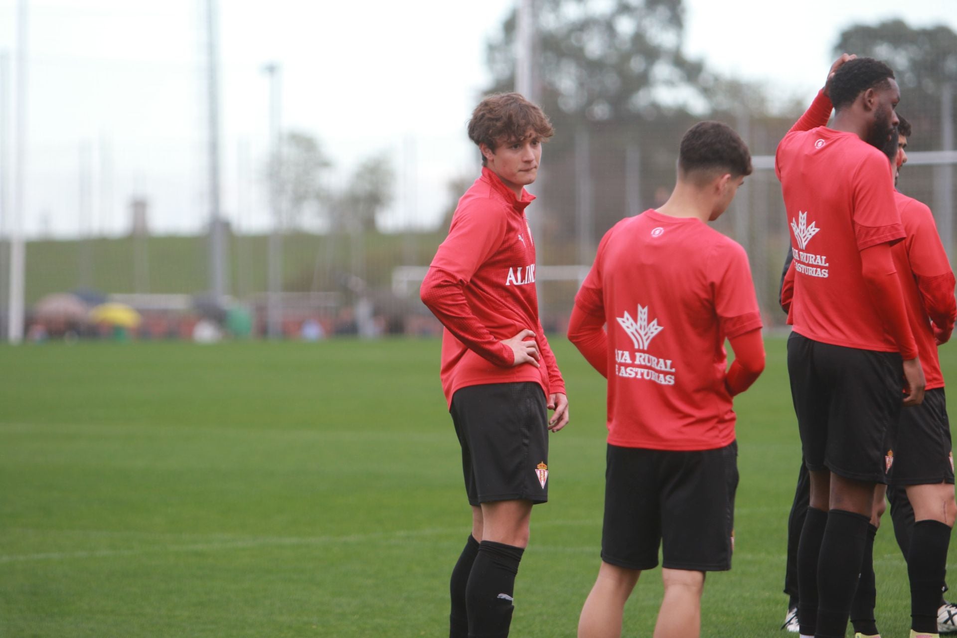 Así ha sido el último entrenamiento del Sporting antes del partido contra Las Palmas