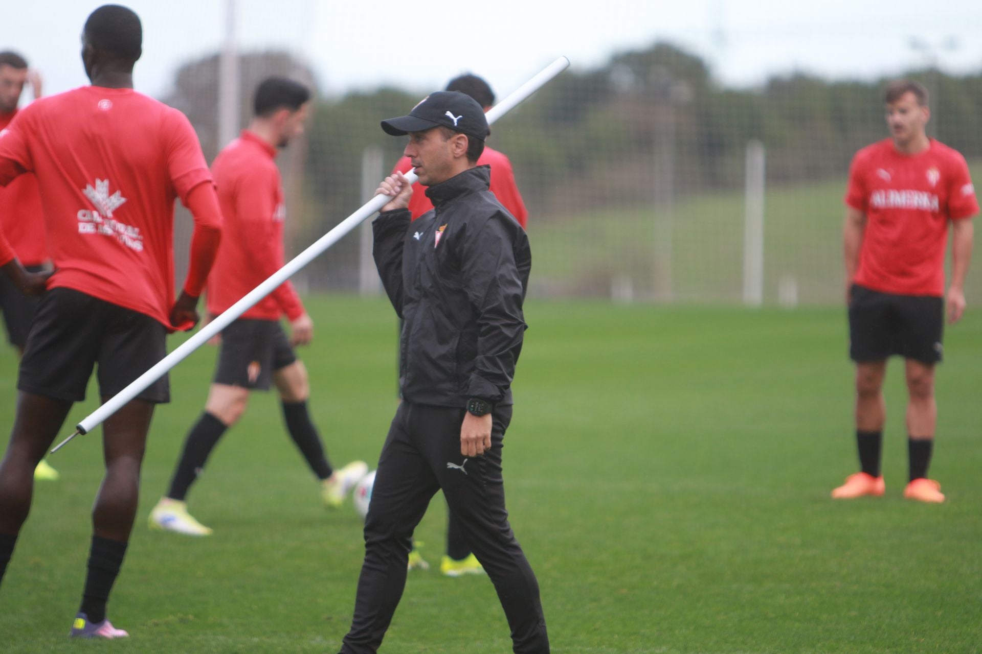Así ha sido el último entrenamiento del Sporting antes del partido contra Las Palmas