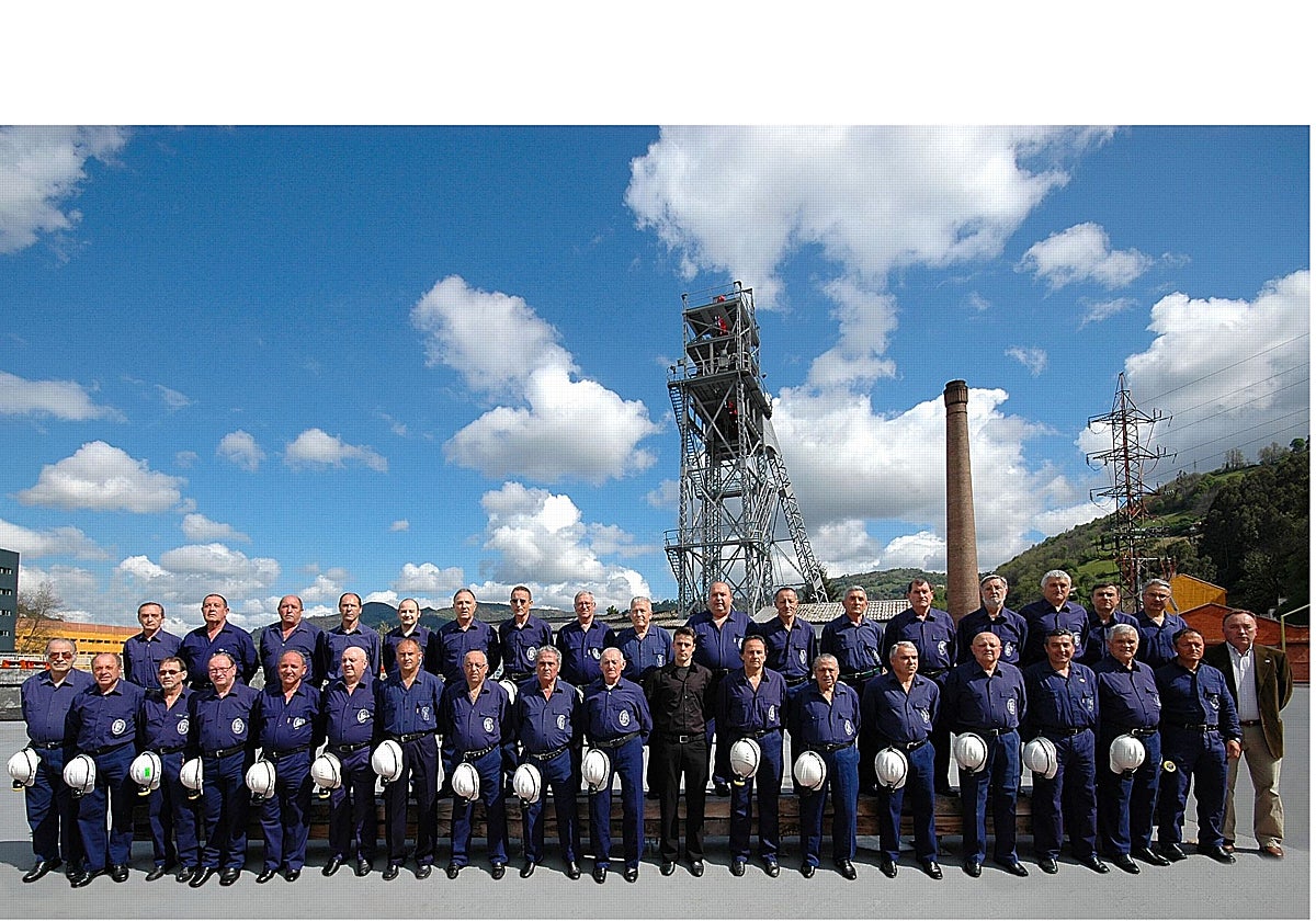 Integrantes del Coro Minero de Turón.