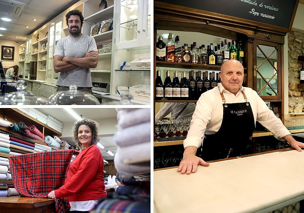 Jesús Valdés, Arancha Sánchez y Celestino Rodríguez.