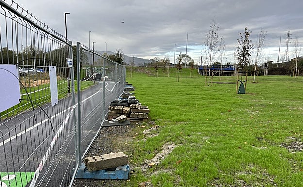 El nuevo espacio, junto a la senda que conecta con Lugones.