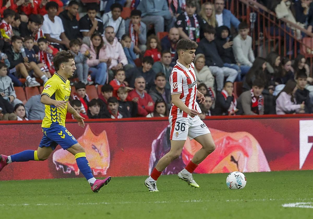 Manu Rodríguez debutó con el primer equipo en Liga.