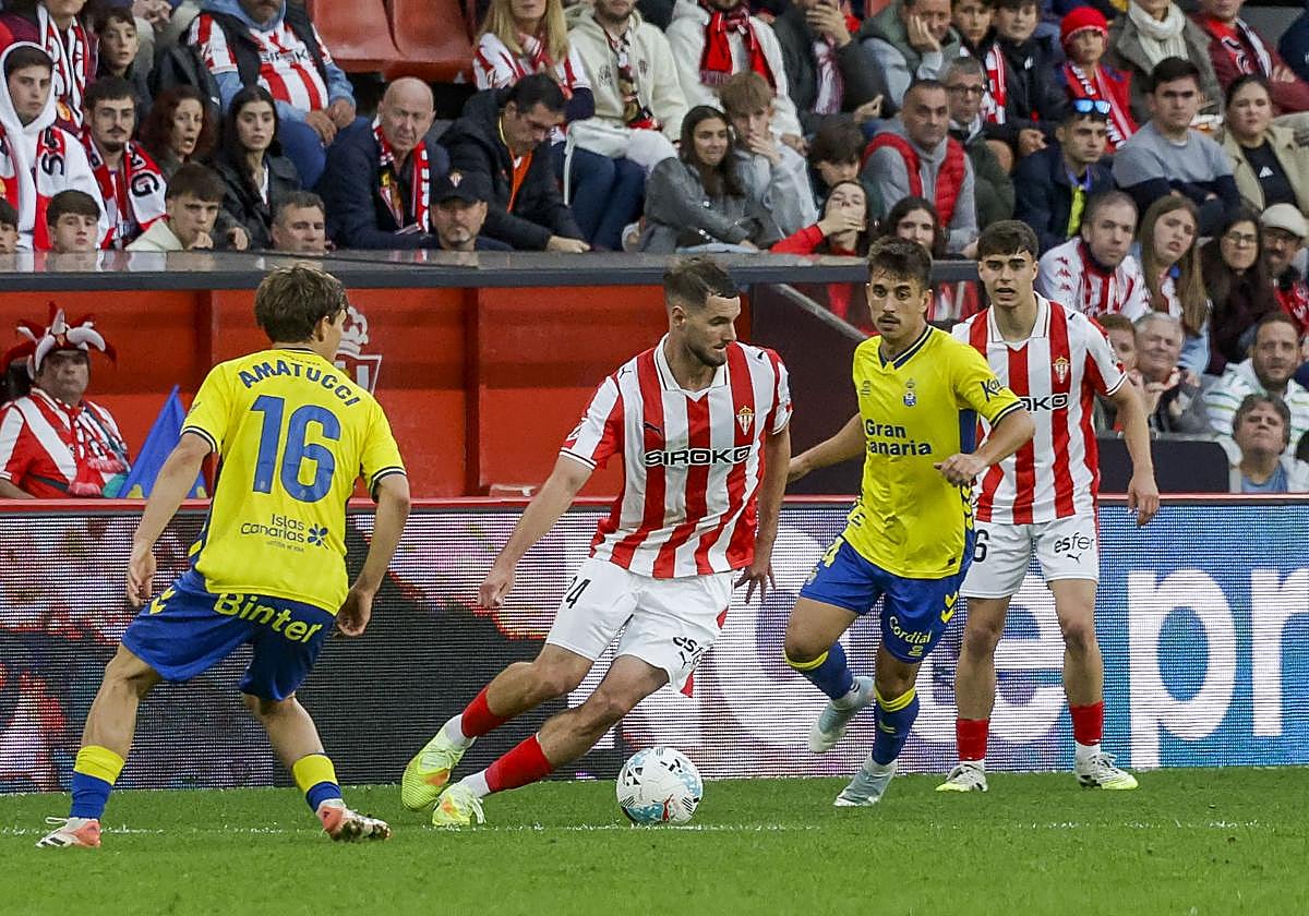Las puntuaciones de Manuel Rosety en el Sporting de Gijón - Las Palmas: un empate inteligente