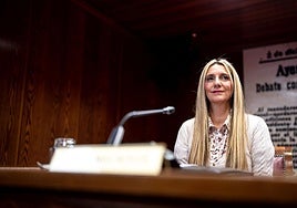 Claudia Montes, en el Senado.