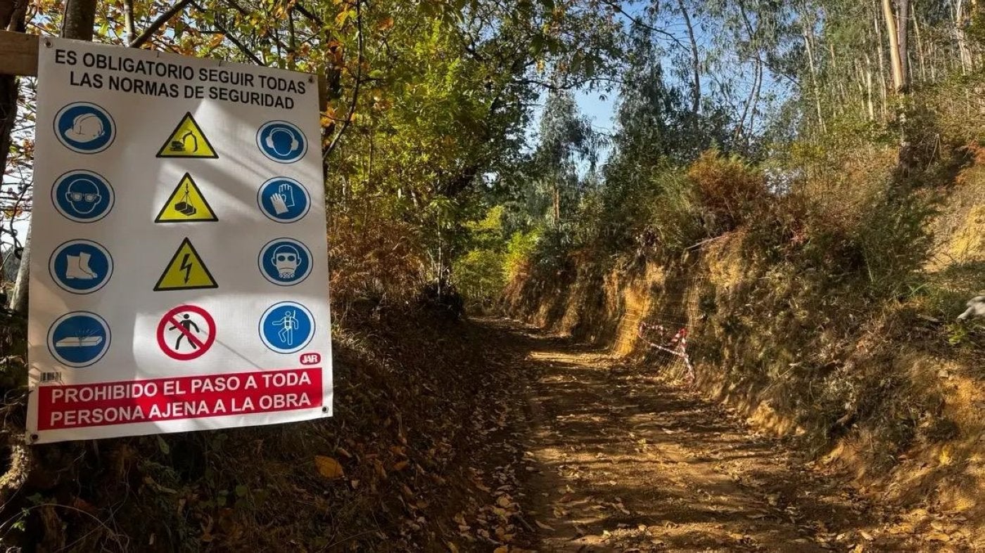 Acceso al monte Santa Catalina desde el cementerio.