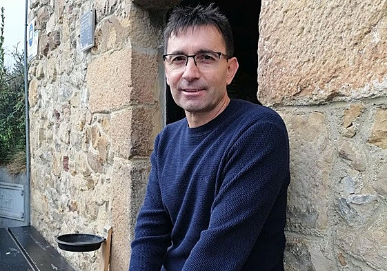 Asier Garitano, este miércoles, posando para EL COMERCIO en Gijón.