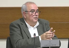 El director de minería de Minersa, Carlos Ugarte, en la Junta General