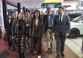 Las autoridades realizaron el habitual paseo por la feria.