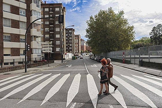 Edificios en el barrio de La Magdalena.