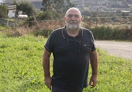El presidente de la Asociación de Vecinos Vegas Bragas, José Berdayes, en Poago.