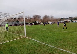 Partido de uno de los equipos del Victoria.