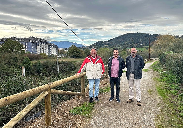 La senda del río Nora, en Siero, luce mejorada tras repararse los desperfectos