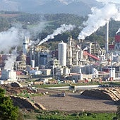 Biofábrica de Ence en Navia.