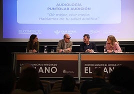 Profesionales del oído y Puntolab Audición conversan con la periodista Mónica Yugueros.