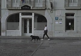 Un instante de la película documental que se rodó dentro del céntrico Hotel Asturias, en la Plaza Mayor de Gijón.