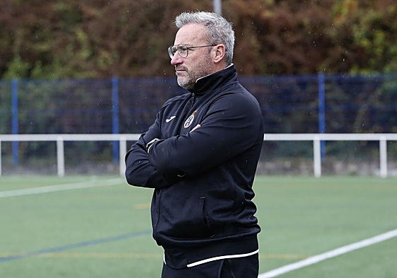 Dani Vidal, durante un entrenamiento de esta semana en La Toba 2.