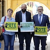 Mirta Rodríguez, Miguel Llano, Alfredo Quintana y Fernando Corral, en la presentación.