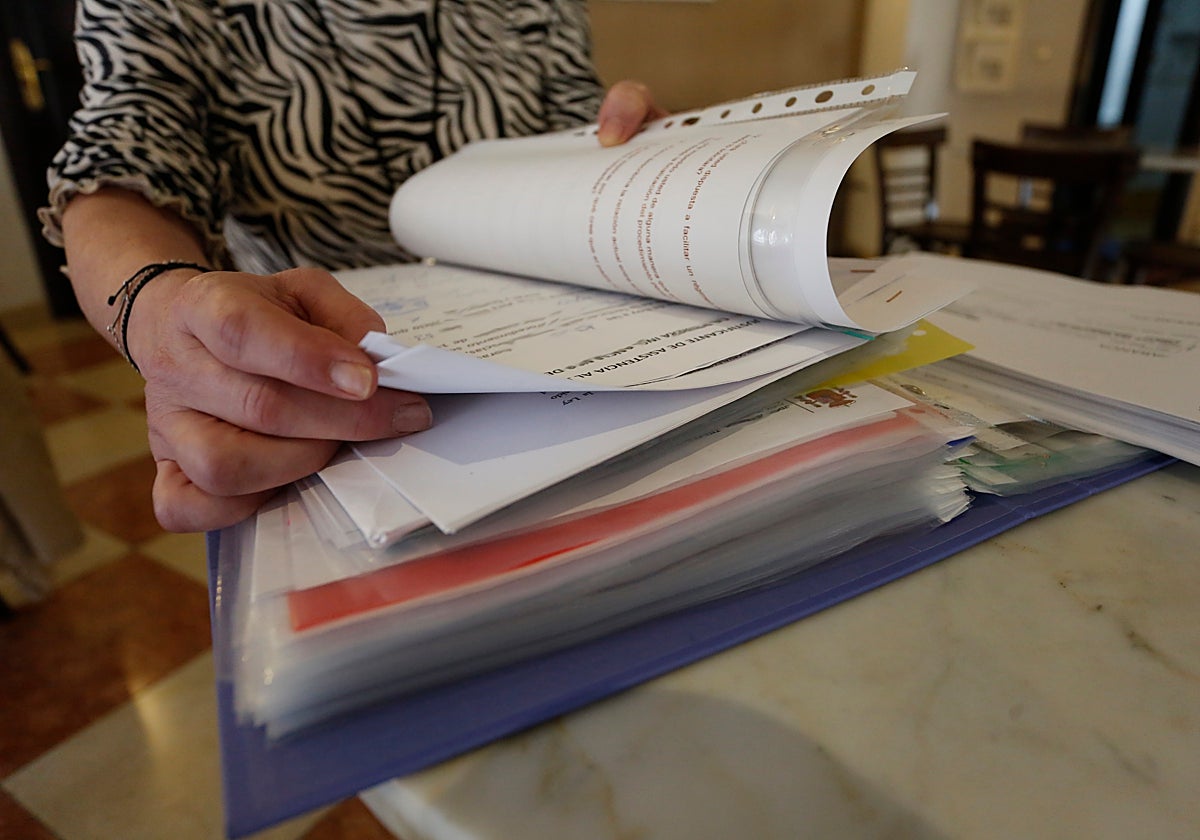 Una asturiana, víctima de malos tratos, con las sentencias acumuladas contra su expareja.